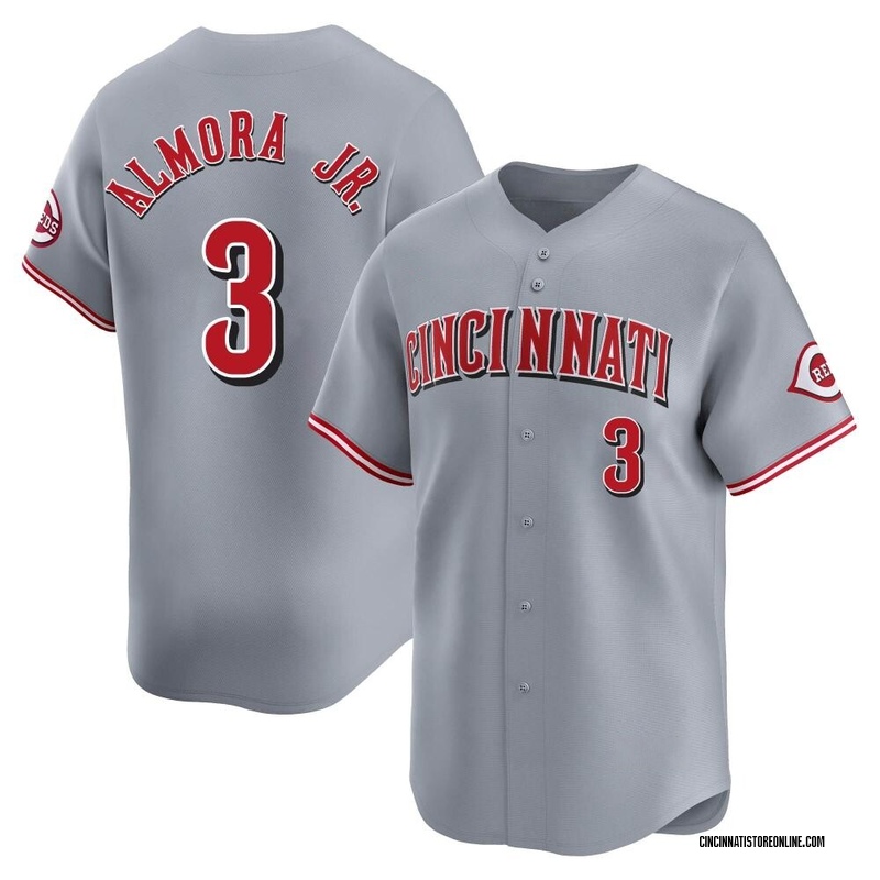 Albert Almora Jr. Men's Cincinnati Reds Away Jersey - Gray Limited
