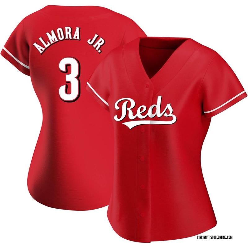 Albert Almora Jr. Women's Cincinnati Reds Alternate Jersey - Red Authentic