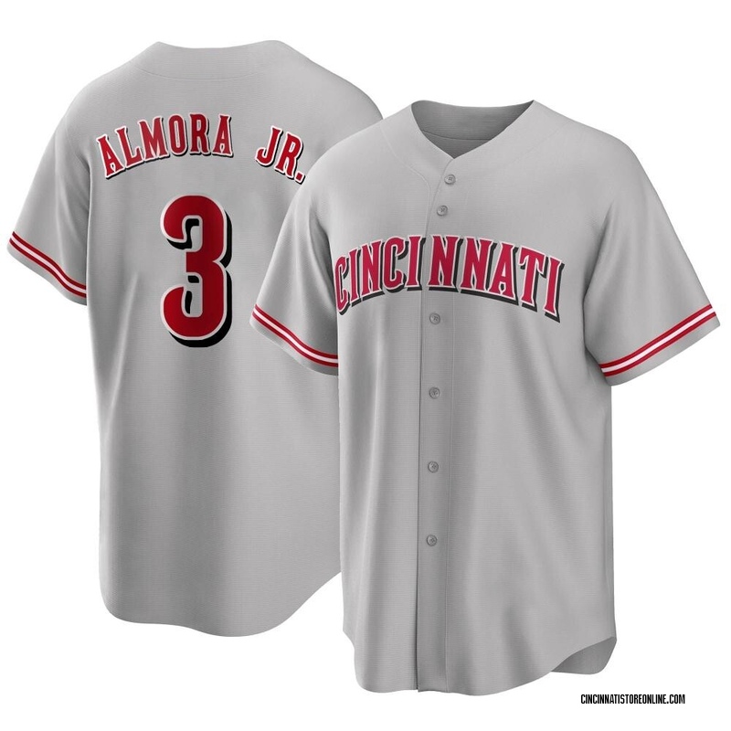 Albert Almora Jr. Youth Cincinnati Reds Road Jersey - Gray Replica