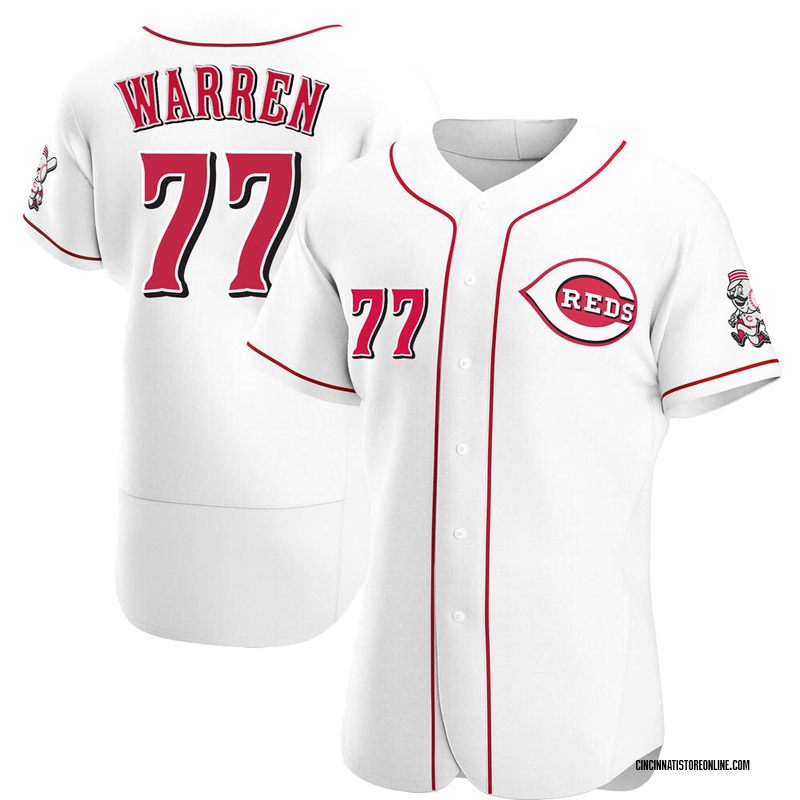 Art Warren Men's Cincinnati Reds Home Jersey - White Authentic