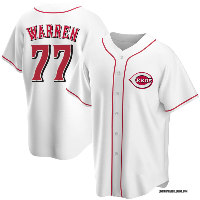 Art Warren Men's Cincinnati Reds Home Jersey - White Replica