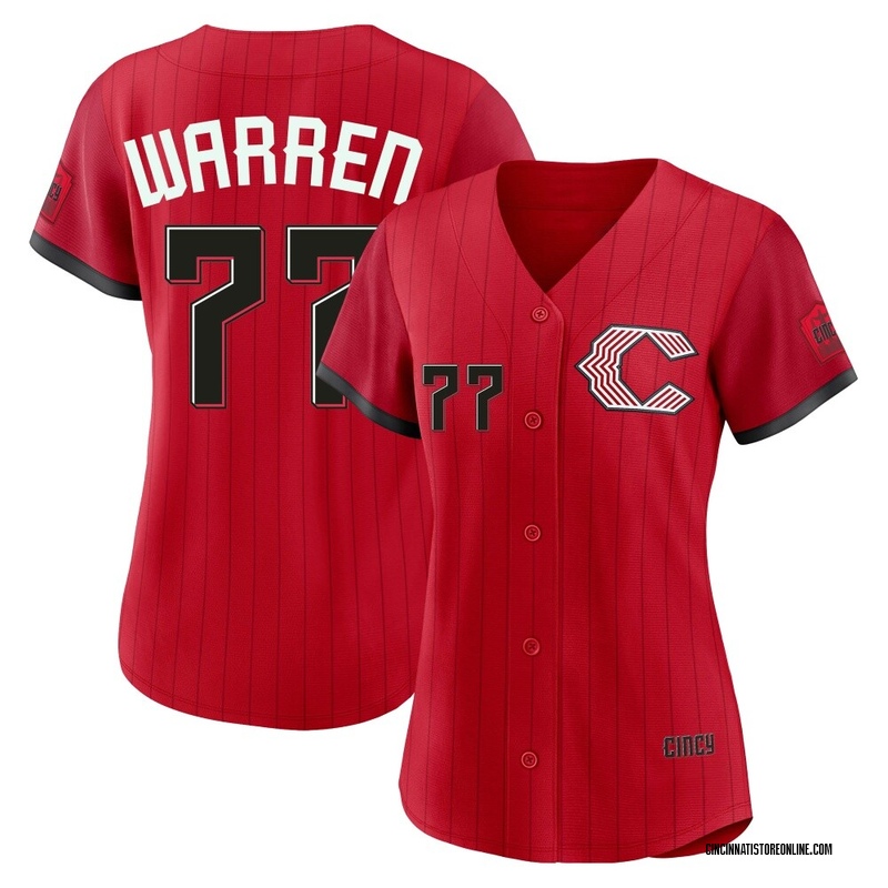Art Warren Women's Cincinnati Reds 2026 City Connect Stadium Jersey - Red Limited