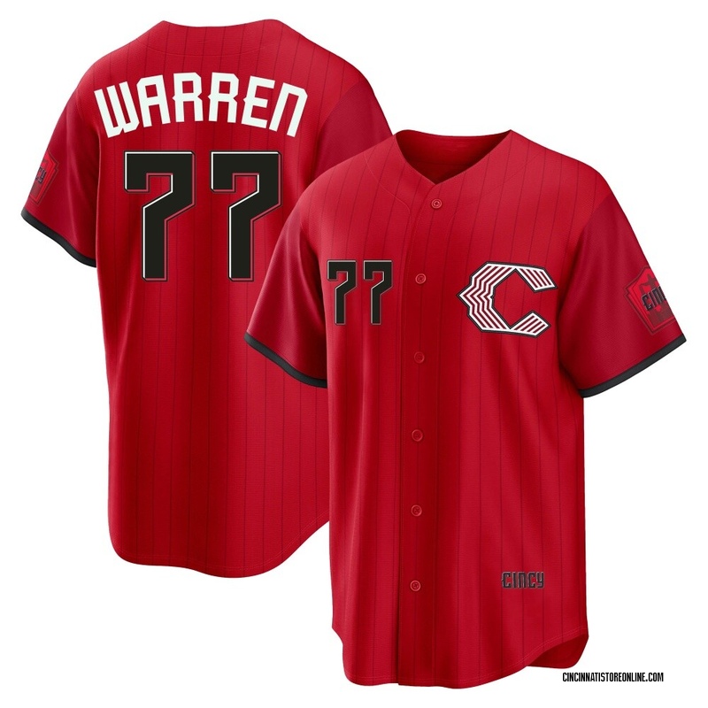 Art Warren Youth Cincinnati Reds 2026 City Connect Stadium Jersey - Red Limited