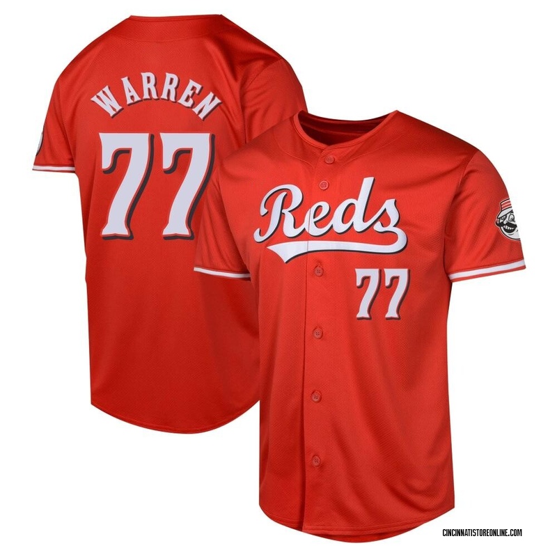 Art Warren Youth Cincinnati Reds Alternate Jersey - Red Limited