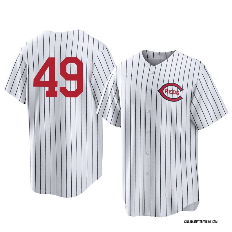 Brock Burke Youth Cincinnati Reds 2022 Field Of Dreams Jersey - White Replica