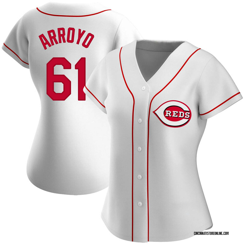 Bronson Arroyo Women's Cincinnati Reds Home Jersey - White Authentic