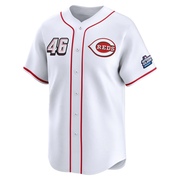 Buck Farmer Men's Cincinnati Reds 2025 Speedway Classic Alternate Jersey - White Limited