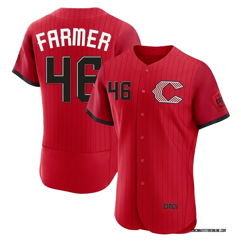 Buck Farmer Men's Cincinnati Reds 2026 City Connect Stadium Jersey - Red Authentic