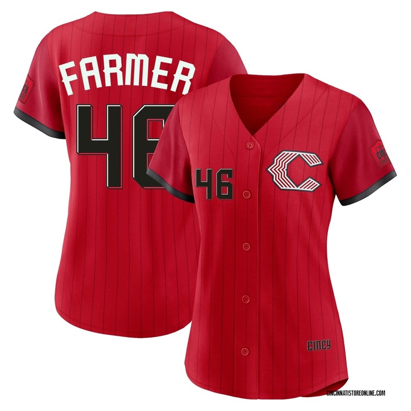Buck Farmer Women's Cincinnati Reds 2026 City Connect Stadium Jersey - Red Limited