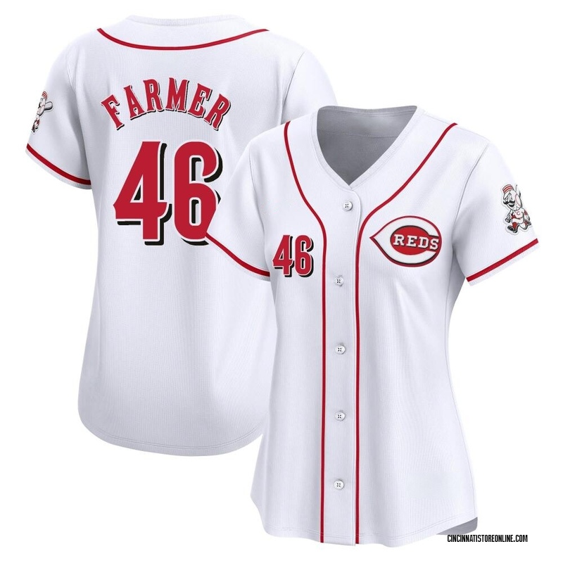 Buck Farmer Women's Cincinnati Reds Home Jersey - White Limited