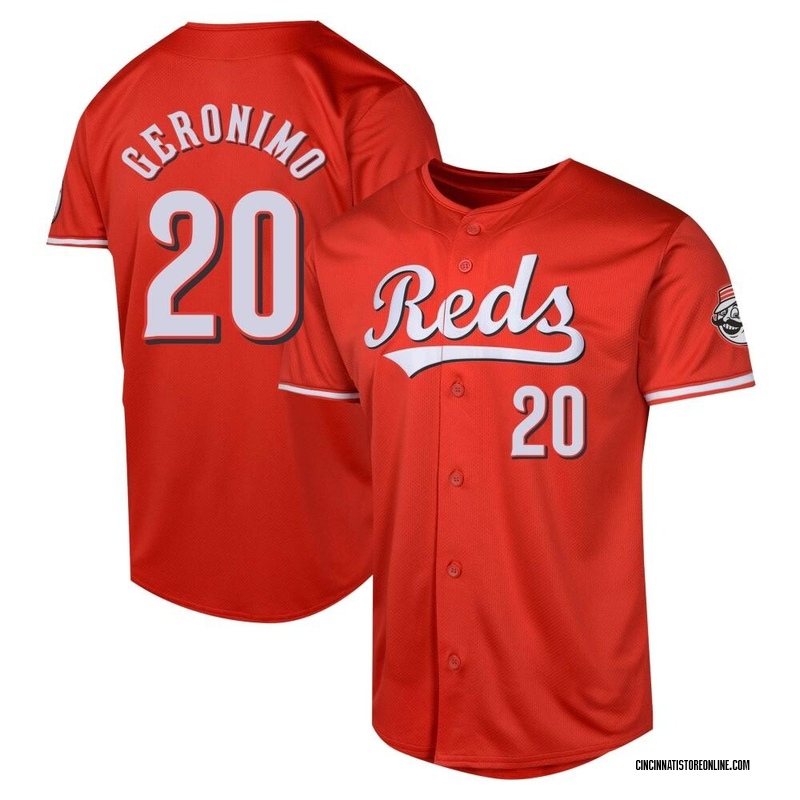 Cesar Geronimo Men's Cincinnati Reds Alternate Jersey - Red Limited