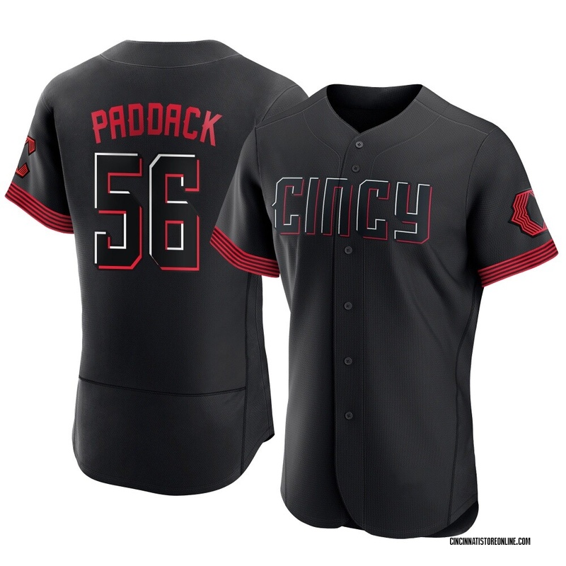 Chris Paddack Men's Cincinnati Reds 2023 City Connect Jersey - Black Authentic