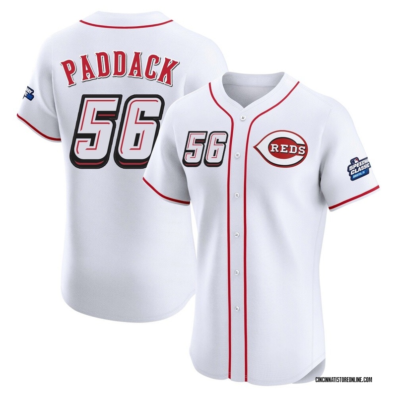 Chris Paddack Men's Cincinnati Reds 2025 Speedway Classic Alternate Jersey - White Elite