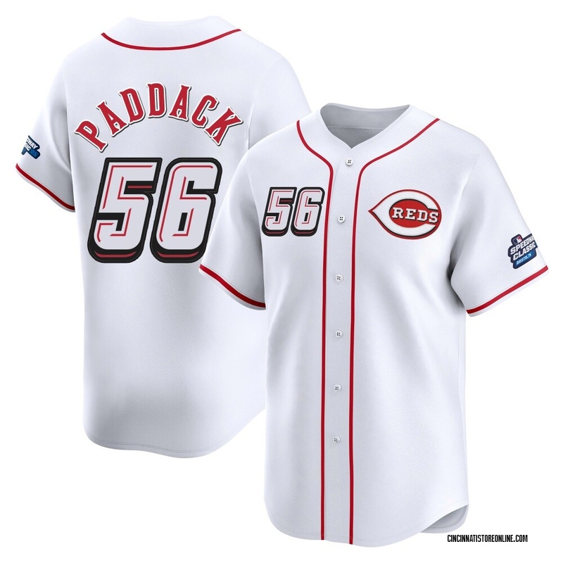 Chris Paddack Men's Cincinnati Reds 2025 Speedway Classic Alternate Jersey - White Limited