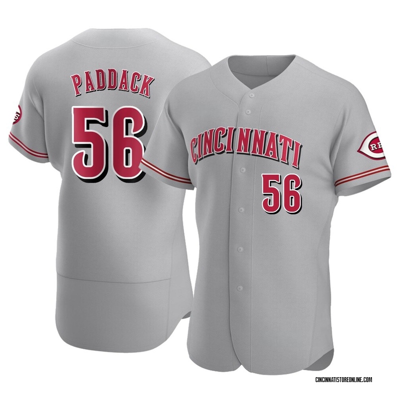 Chris Paddack Men's Cincinnati Reds Road Jersey - Gray Authentic
