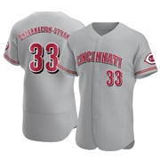 Christian Encarnacion-Strand Men's Cincinnati Reds Road Jersey - Gray Authentic