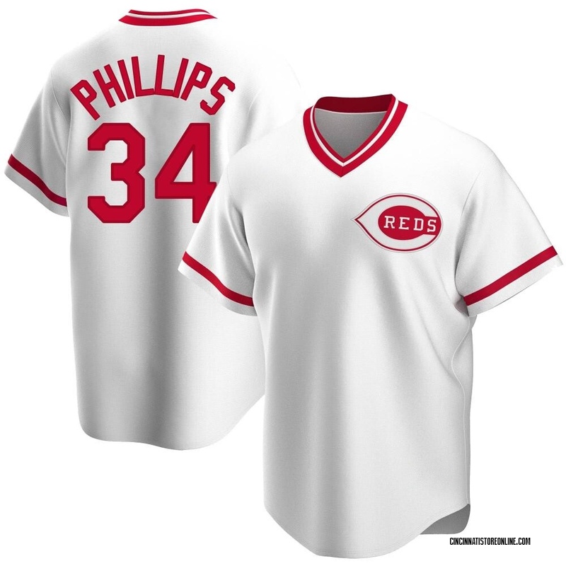 CINCINNATI REDS PHILLIPS ユニフォーム Cincinnati Reds Jersey Men's XL Red #4 Brandon Phillips MLB
