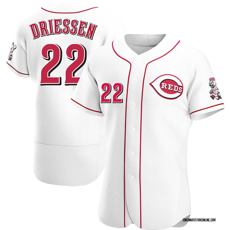 Dan Driessen Men's Cincinnati Reds Home Jersey - White Authentic
