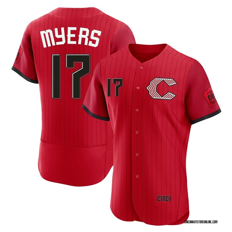 Dane Myers Men's Cincinnati Reds 2026 City Connect Stadium Jersey - Red Authentic