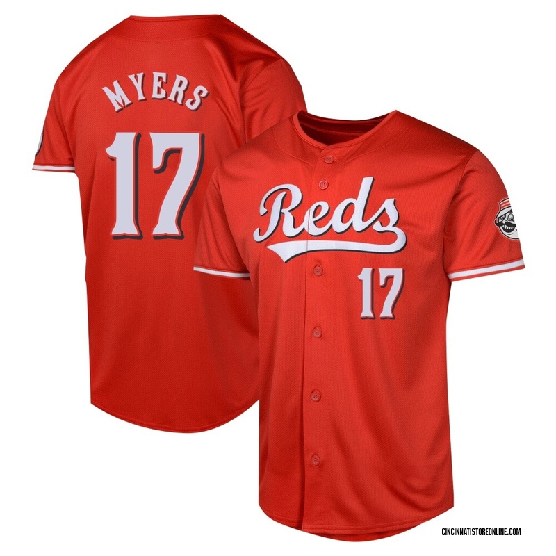 Dane Myers Men's Cincinnati Reds Alternate Jersey - Red Limited