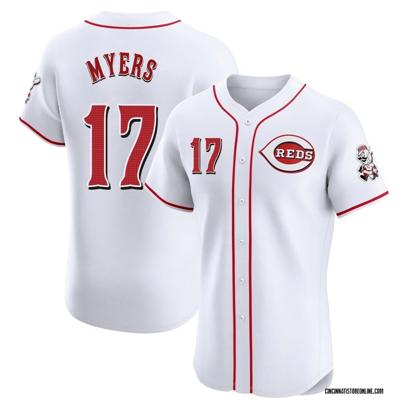 Dane Myers Men's Cincinnati Reds Home Jersey - White Elite