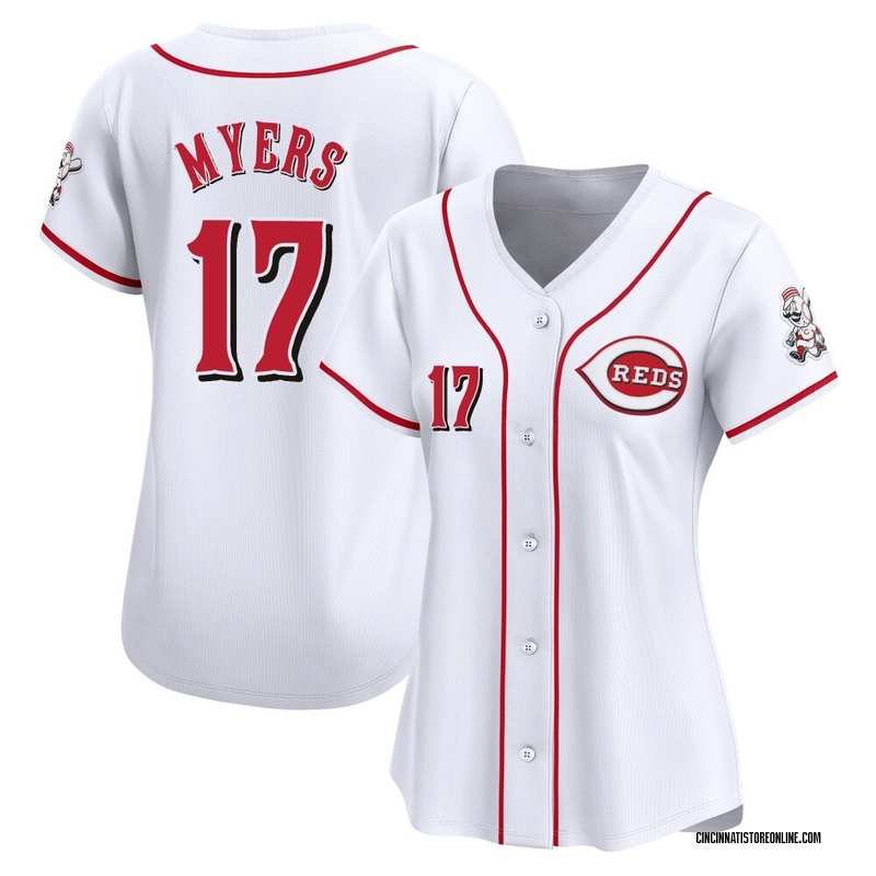 Dane Myers Women's Cincinnati Reds Home Jersey - White Limited