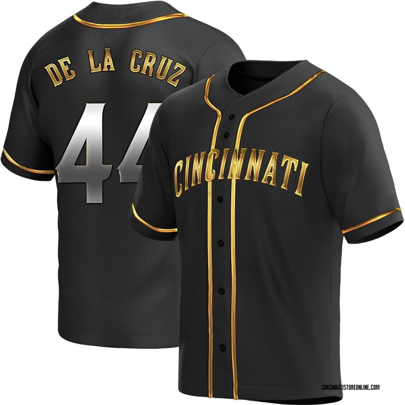 Elly De La Cruz Youth Cincinnati Reds Alternate Jersey - Black