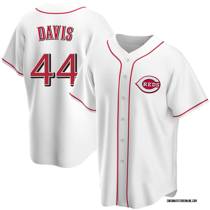 Eric Davis Men's Cincinnati Reds Home Jersey - White Replica