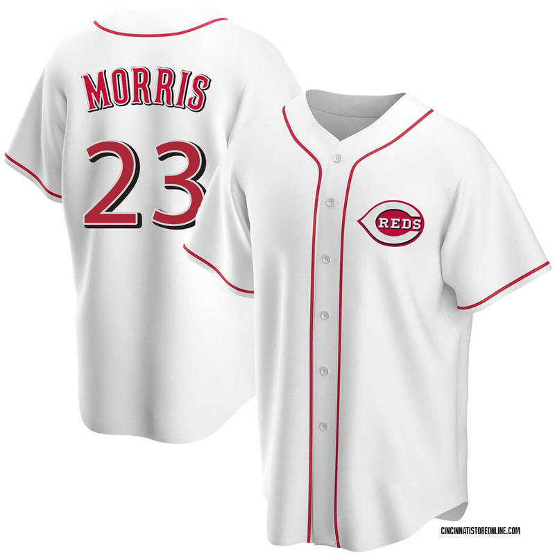 Hal Morris Men's Cincinnati Reds Home Jersey - White Replica