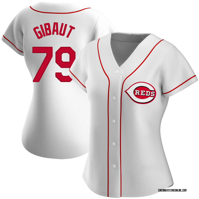 Ian Gibaut Women's Cincinnati Reds Home Jersey - White Authentic