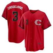 Jeimer Candelario Youth Cincinnati Reds 2026 City Connect Stadium Jersey - Red Limited