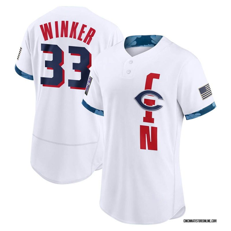 Jesse Winker Men's Cincinnati Reds 2021 All-Star Authentic Jersey - White  Game