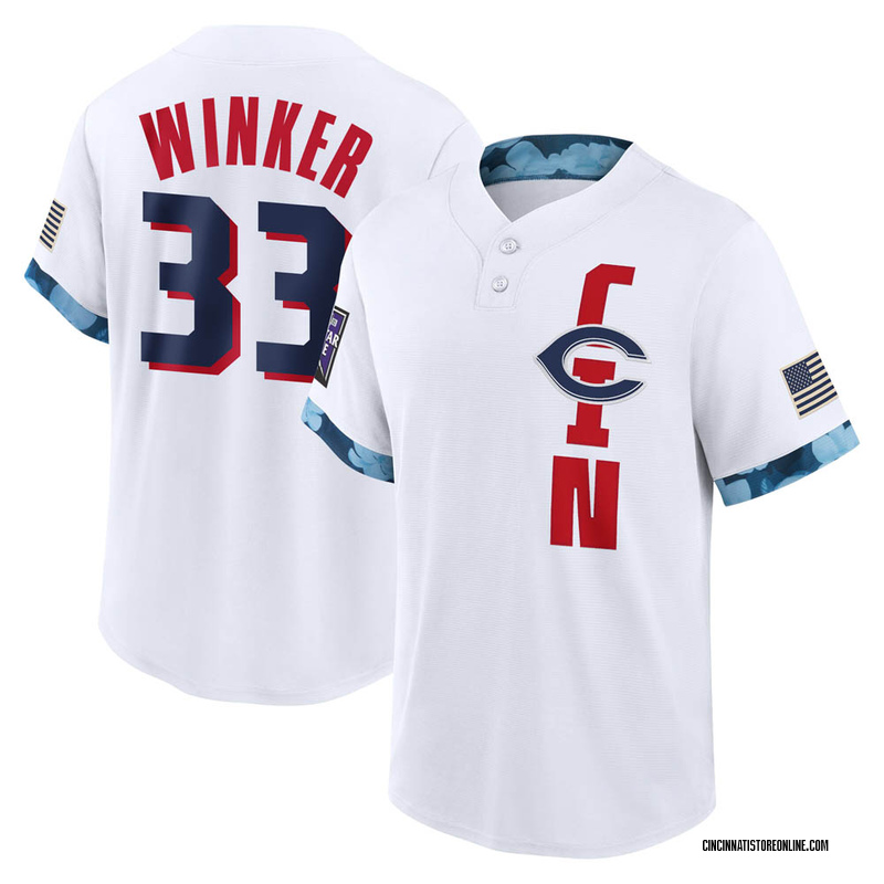 Jesse Winker Men's Cincinnati Reds 2021 All-Star Replica Jersey - White Game