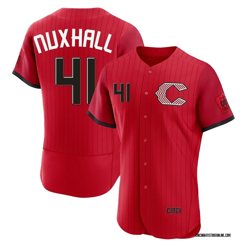 Joe Nuxhall Men's Cincinnati Reds 2026 City Connect Stadium Jersey - Red Authentic