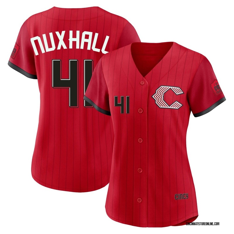 Joe Nuxhall Women's Cincinnati Reds 2026 City Connect Stadium Jersey - Red Limited