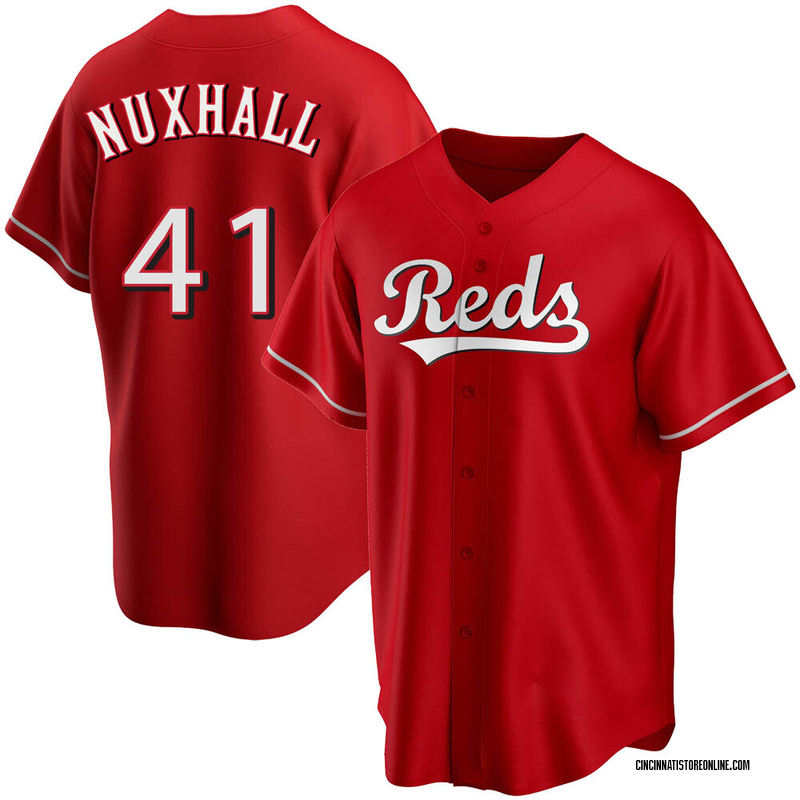 Joe Nuxhall Youth Cincinnati Reds Alternate Jersey - Red Replica