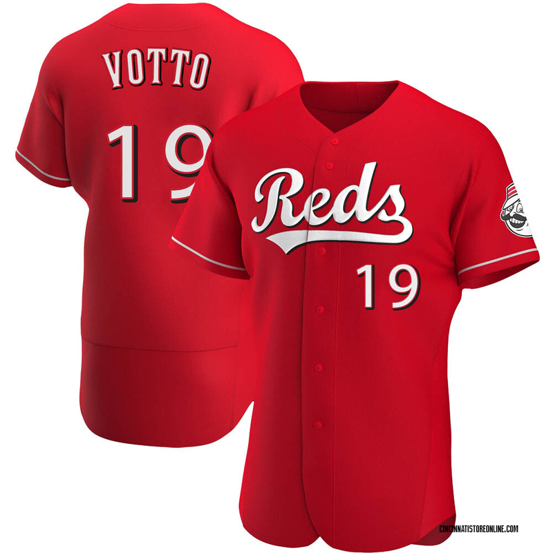 Joey Votto Youth Cincinnati Reds Alternate Jersey - Black Golden Replica