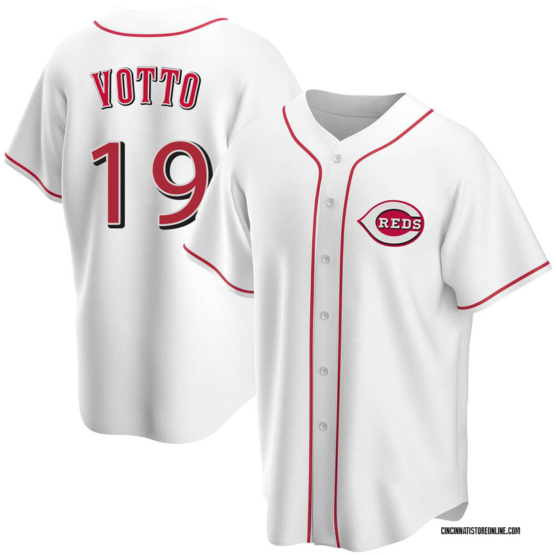 Joey Votto Youth Cincinnati Reds Home Jersey - White Replica