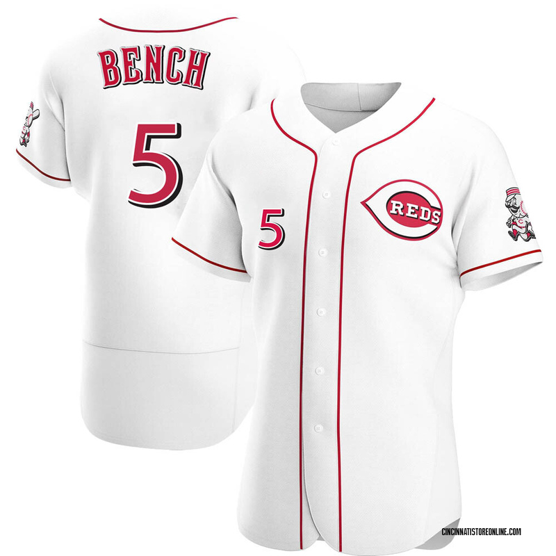 Johnny Bench Men's Cincinnati Reds Home Jersey - White Authentic