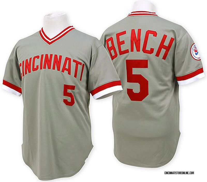 cincinnati reds jersey grey