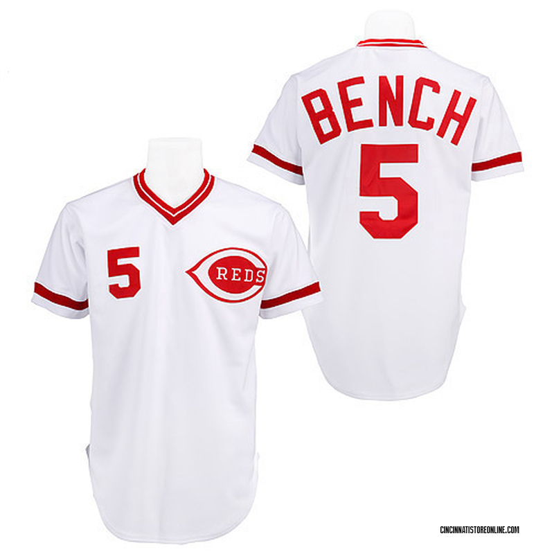 johnny bench authentic jersey