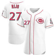 Jose Rijo Men's Cincinnati Reds Home Jersey - White Authentic