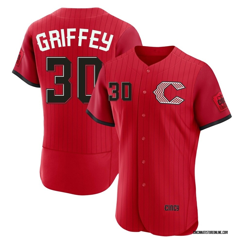 Ken Griffey Men's Cincinnati Reds 2026 City Connect Stadium Jersey - Red Authentic