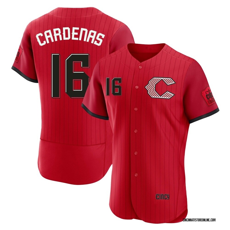 Leo Cardenas Men's Cincinnati Reds 2026 City Connect Stadium Jersey - Red Authentic