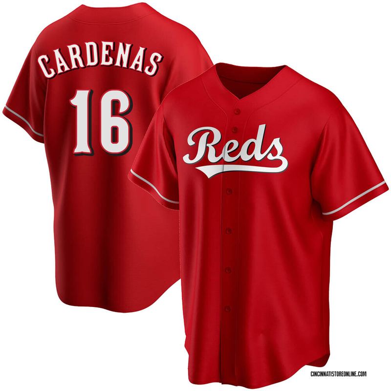 Leo Cardenas Men's Cincinnati Reds Alternate Jersey - Red Replica
