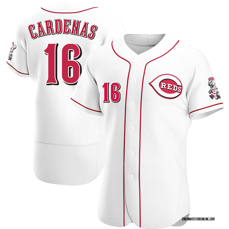 Leo Cardenas Men's Cincinnati Reds Home Jersey - White Authentic