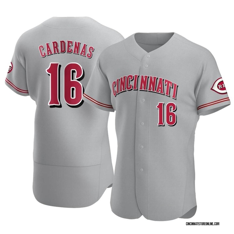 Leo Cardenas Men's Cincinnati Reds Road Jersey - Gray Authentic