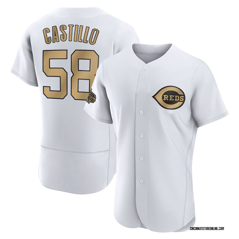 Luis Castillo Men's Cincinnati Reds Authentic 2022 All-Star Jersey - White  Game