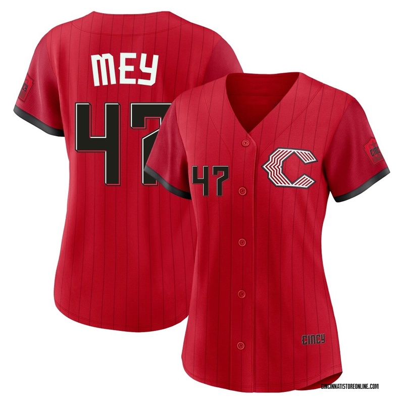 Luis Mey Women's Cincinnati Reds 2026 City Connect Stadium Jersey - Red Limited