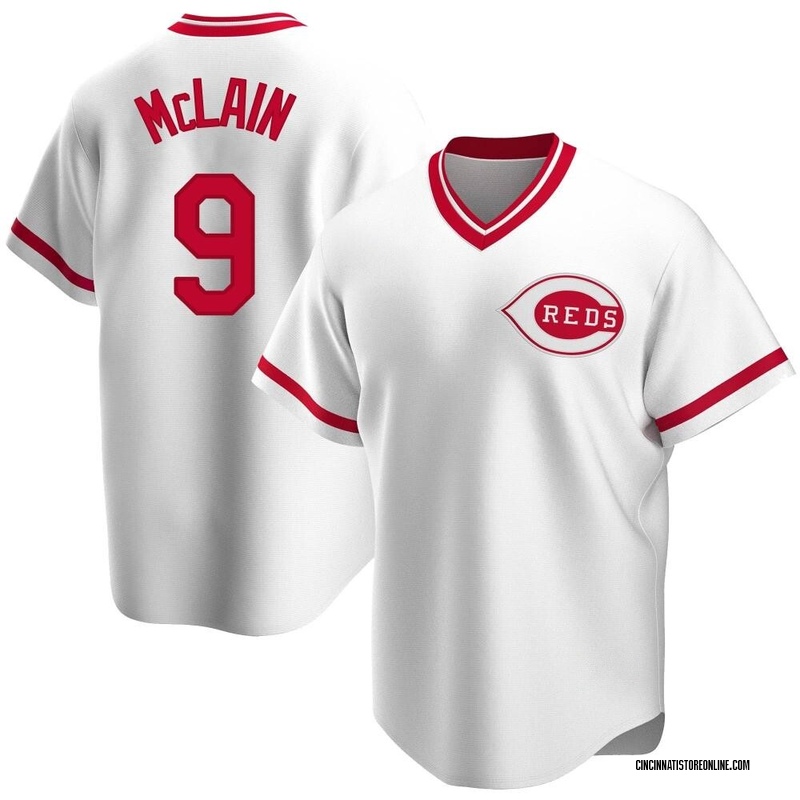 Matt McLain Men's Cincinnati Reds Home Cooperstown Collection Jersey - White Replica